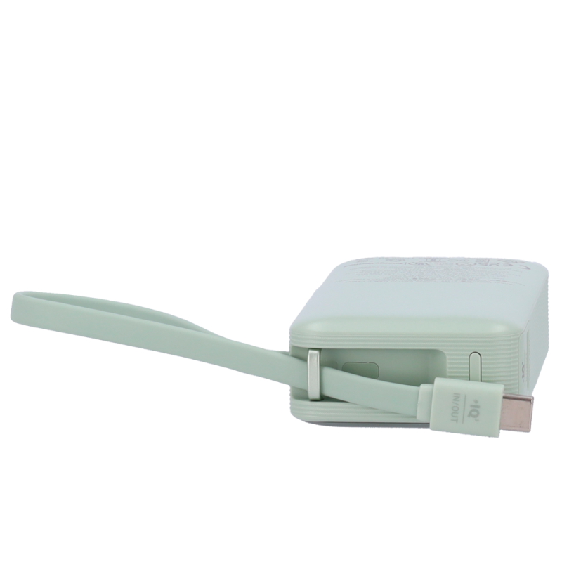 Anker ANK-1259-G Powerbank Li-Ion 10000 mAh PD, 30W, USB-A, USB-C, LCD, Verde - 194644179373