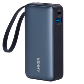 Anker ANK-1259-B Powerbank Li-Ion 10000 mAh PD, 30W, USB-C, USB-A, LCD, Preto - 0194644170868