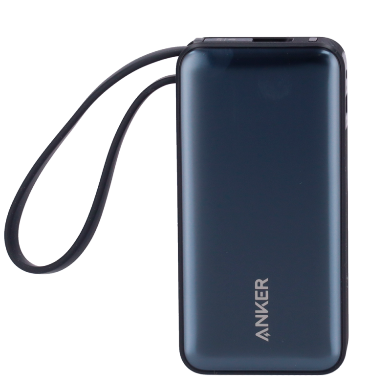Anker ANK-1259-B Powerbank Li-Ion 10000 mAh PD, 30W, USB-C, USB-A, LCD, Preto - 0194644170868