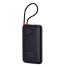 Veger VG-W1189 Power Bank Li-Polymer 10000 mAh PD, 22.5W, USB-A, USB-C, LCD, Preto - 6977525751790