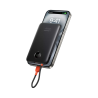 Veger VG-W1189 Power Bank Li-Polymer 10000 mAh PD, 22.5W, USB-A, USB-C, LCD, Preto - 6977525751790