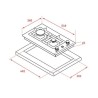 TEKA - Placa EFX 30.1 2G AI AL CI BTN 112610047