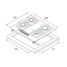 TEKA - Placa EFX 60.1 2G 2H AI AL BTN 112610036