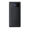 Veger VG-W5001 Powerbank Li-Polymer 50000 mAh PD, 22.5W, USB-C, USB-A, Micro-USB, Lightning, LCD, Preto - 6970453555447