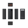 Veger VG-W5001C Powerbank Li-Polymer 56000 mAh Fast Charge, 130W, USB-A, USB-C, Lightning, LCD, Preto - 6970453555454
