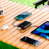 Veger VG-W2068 Powerbank Li-Polymer 20000 mAh PD, 35W, USB-A, USB-C, Lightning, LCD, Preto - 6977525750120