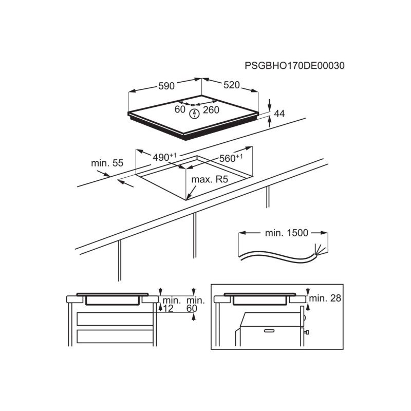 ELECTROLUX - Placa EIV644