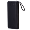 Veger VG-W2059 Powerbank Li-Polymer 20000 mAh, Power IQ, USB-A, Micro-USB, USB-C, LCD, Preto - 6970453554211