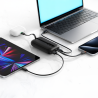 Veger VG-W1188 Powerbank Li-Polymer 10000 mAh PD, 35W, USB-A, USB-C, Lightning, LCD, Preto - 6977525750113