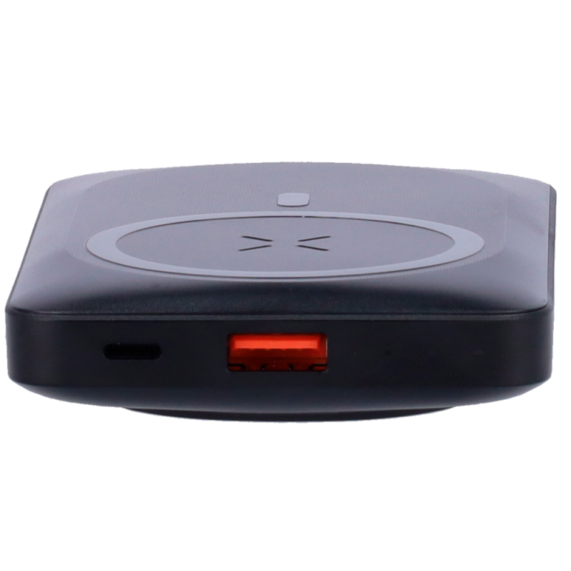 Veger VG-W1175 Powerbank Li-Polymer 10000 mAh PD, 22.5W, USB-A, USB-C, Lightning, Wireless, Preto - 6970453558813