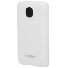 Veger VG-W1170-W Powerbank Li-Polymer 10000 mAh PD, 22.5W, USB-A, USB-C, Lightning, LCD, Branco - 6970453559872