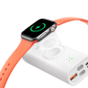 Veger VG-W1162S Powerbank Li-Ion 10000 mAh PD, 25W, USB-A, USB-C, Lightning, MagSafe, Branco - 6970453556123