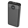 Veger VG-W1105PD Powerbank Li-Polymer 10000 mAh PD, 20W, USB-A, USB-C, Micro-USB, LCD, Preto - 6977525750021