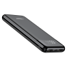 Veger VG-W1087 Powerbank Li-Polymer 10000 mAh, USB-C, Micro-USB, USB-A, LCD, Preto - 6970453555805