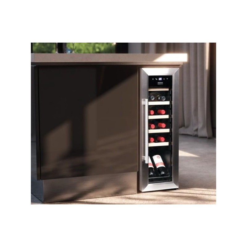 CECOTEC - Garrafeira Vinoteca GrandSommelier 1250 CoolWood Compressor 230