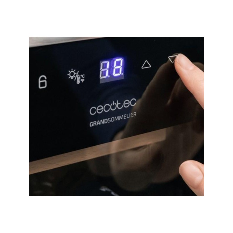 CECOTEC - Garrafeira Vinoteca GrandSommelier 1250 CoolWood Compressor 230