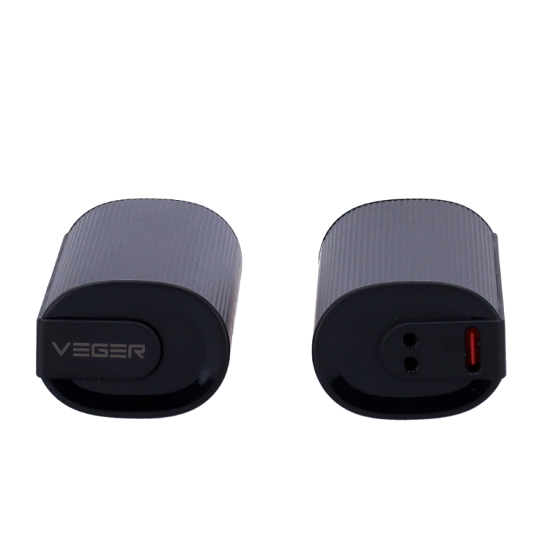 Veger VG-W0587 Powerbank Li-Polymer 5000 mAh, 15W, USB-C, LCD, Função Aquecedor de Mãos, Policarbonato à Prova de Fogo, Preto - 6977525751363
