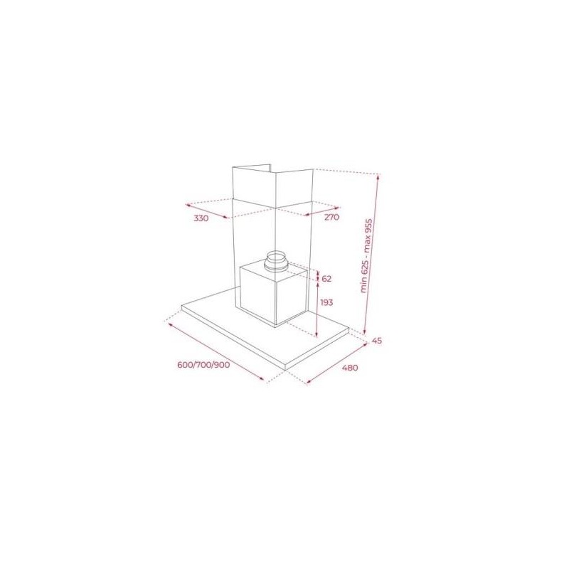 TEKA - Chaminé DSH 986 BK Total 112970009