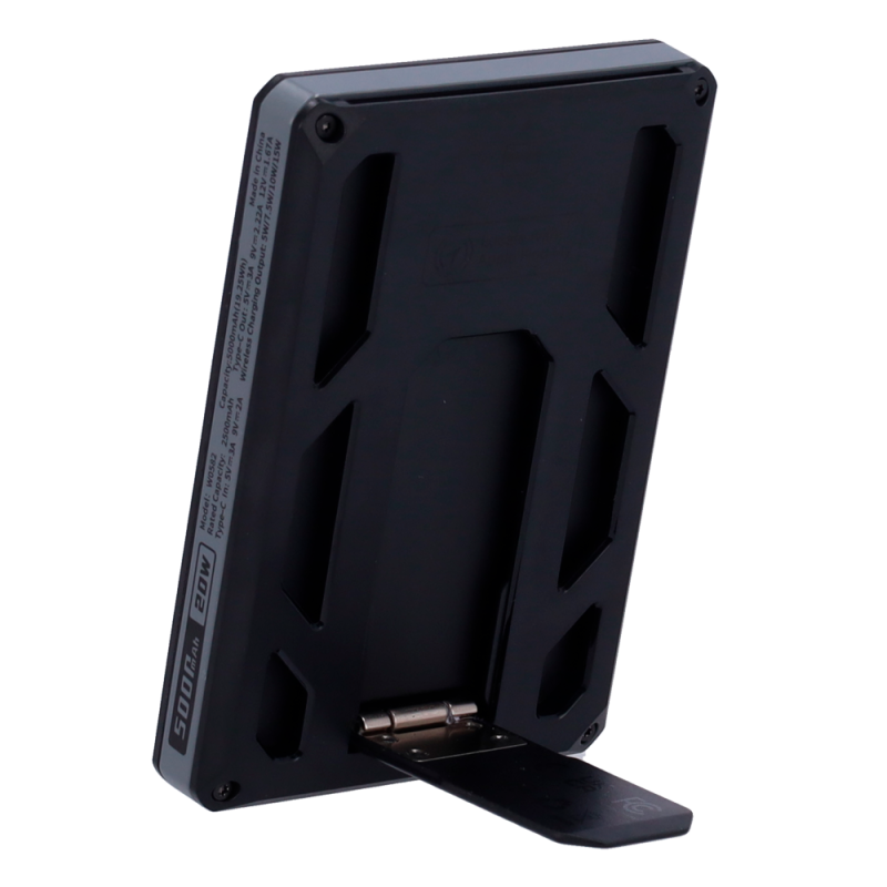Veger VG-W0582 Powerbank Li-Polymer 5000 mAh PD, 20W, USB-C, Wireless, MagSafe, Preto - 6977525750342