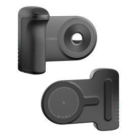 Veger VG-W0569 SnapCam Powerbank Li-Polymer 5000 mAh Magnético, Wireless, 5W, USB-C, Bluetooth, Suporte Vertical ou Horizontal, Preto - 6970453558363