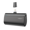 Veger VG-W0556P Powerbank Li-Ion 5000 mAh PD, 20W, USB-C, Lightning, LED, Preto - 6970453555058