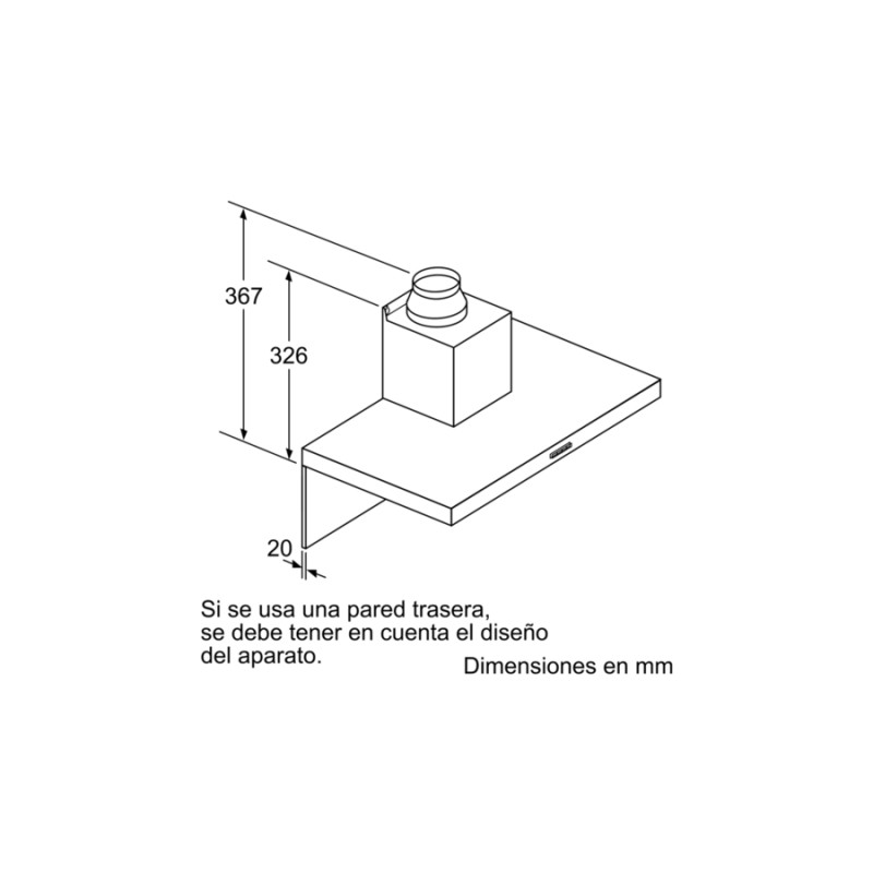 BOSCH - Chaminé DWB77IM50
