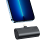 Veger VG-W0556P Powerbank Li-Ion 5000 mAh PD, 20W, USB-C, Lightning, LED, Preto - 6970453555058