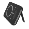 Veger VG-W0553P Powerbank Li-Polymer 5000 mAh PD, 20W, USB-A, USB-C, Lightning, Fast Charge, MagSafe, Preto - 6970453555355