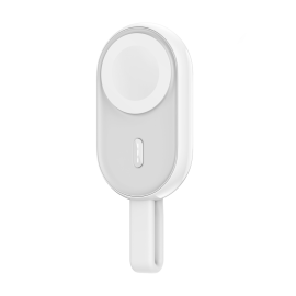 Veger VG-W0102 Powerbank Li-Polymer 1200 mAh, Wireless, USB-C, LED, Branco - 6970453557205