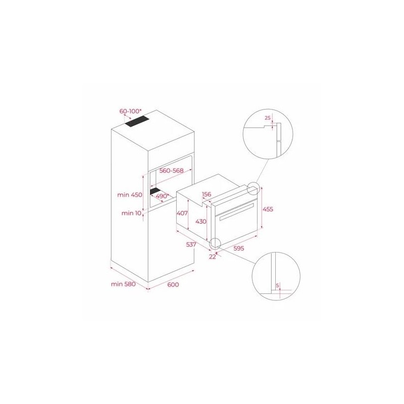 TEKA - Forno Compacto MWC HSC 6440 C SS Total 111170002