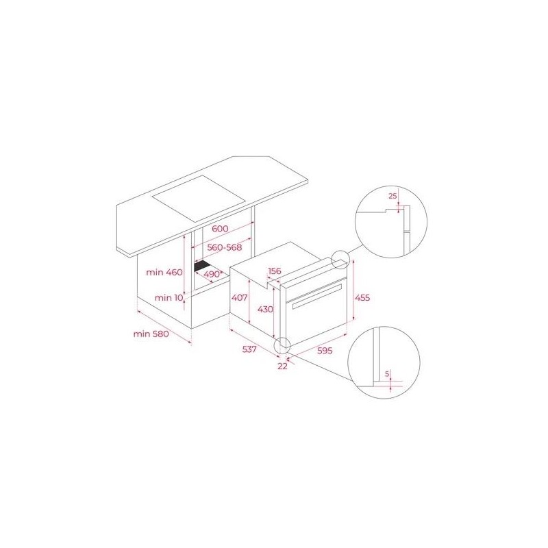 TEKA - Forno Compacto MWC HSC 6440 C SS Total 111170002