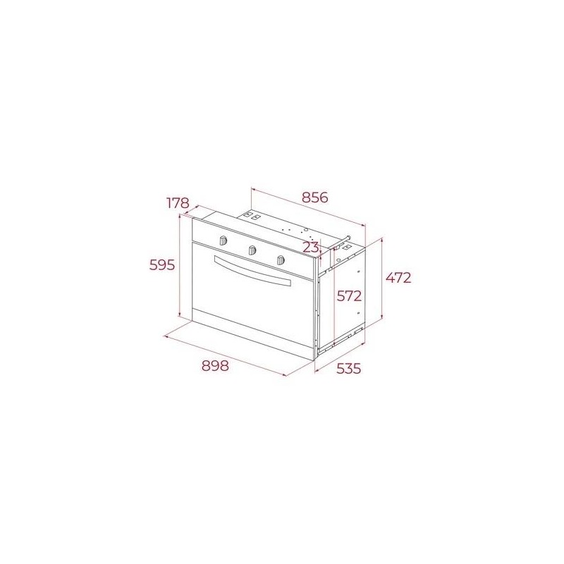 TEKA - Forno Multifunções HLF 9400 BK Maestro 111060002