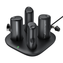 Veger VG-W007 Powerbank Li-Ion 5000 mAh PD, 20W, Pino POGO, USB-C, Lightning, Preto - 6970453557465