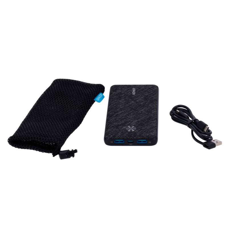 Anker ANK-POWERCORE3-SENSE-B Powerbank Li-Polymer 10000 mAh PD, 22.5W, USB-A, USB-C, LCD, Preto - 194644077983