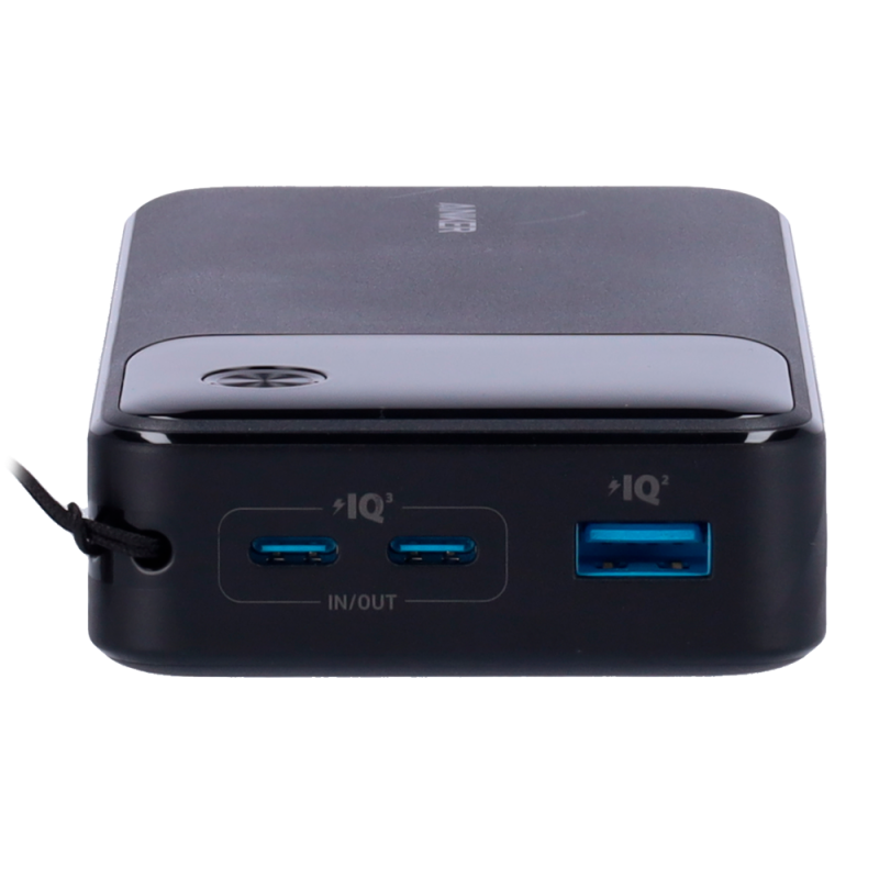 Anker ANK-A1384-B Powerbank Li-Polymer 20000 mAh PD, 30W, USB-A, USB-C, LCD, Preto - 0194644173401