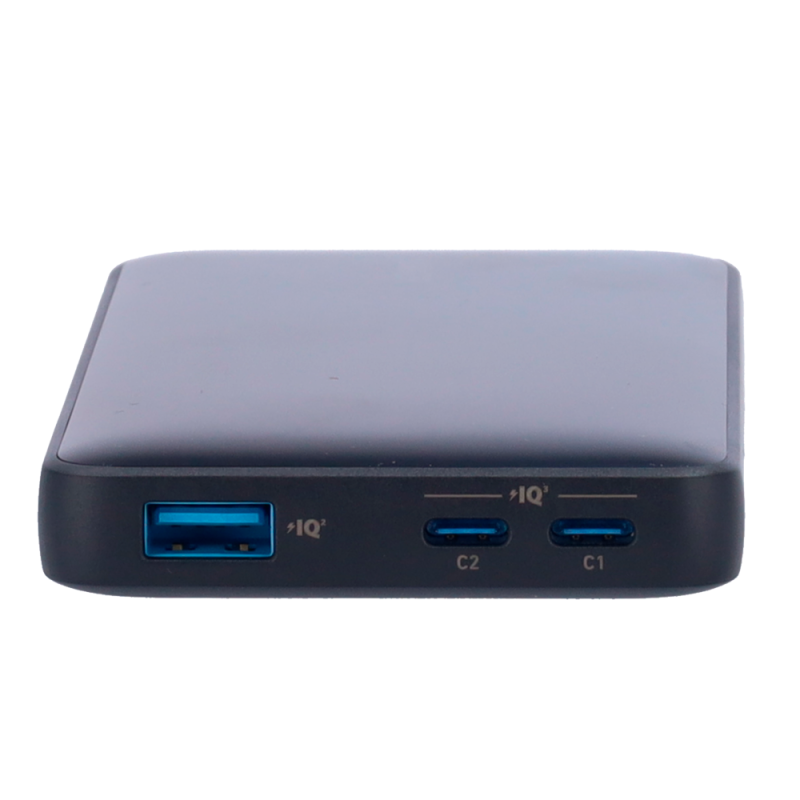 Anker ANK-A1249-B Powerbank Li-Polymer 10000 mAh PD, 25W, USB-A, USB-C, LCD, Preto - 194644145415