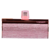 Veger VG-W0573-R Powerbank Li-Ion 5000 mAh, 12W, USB-A, USB-C, LED, Rosa Metalizado - 6970453558516