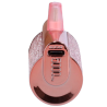 Veger VG-W0573-R Powerbank Li-Ion 5000 mAh, 12W, USB-A, USB-C, LED, Rosa Metalizado - 6970453558516