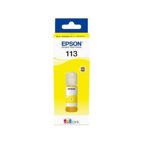 Recarga de Tinta EPSON Série 113 Amarelo 70ml - EcoTank 5800/5850/16600/16650 - 8715946674735