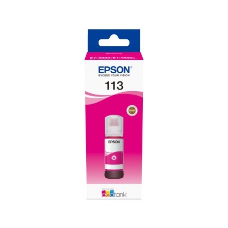 Recarga de Tinta EPSON Série 113 Magenta 70ml - EcoTank 5800/5850/16600/16650 - 8715946674728