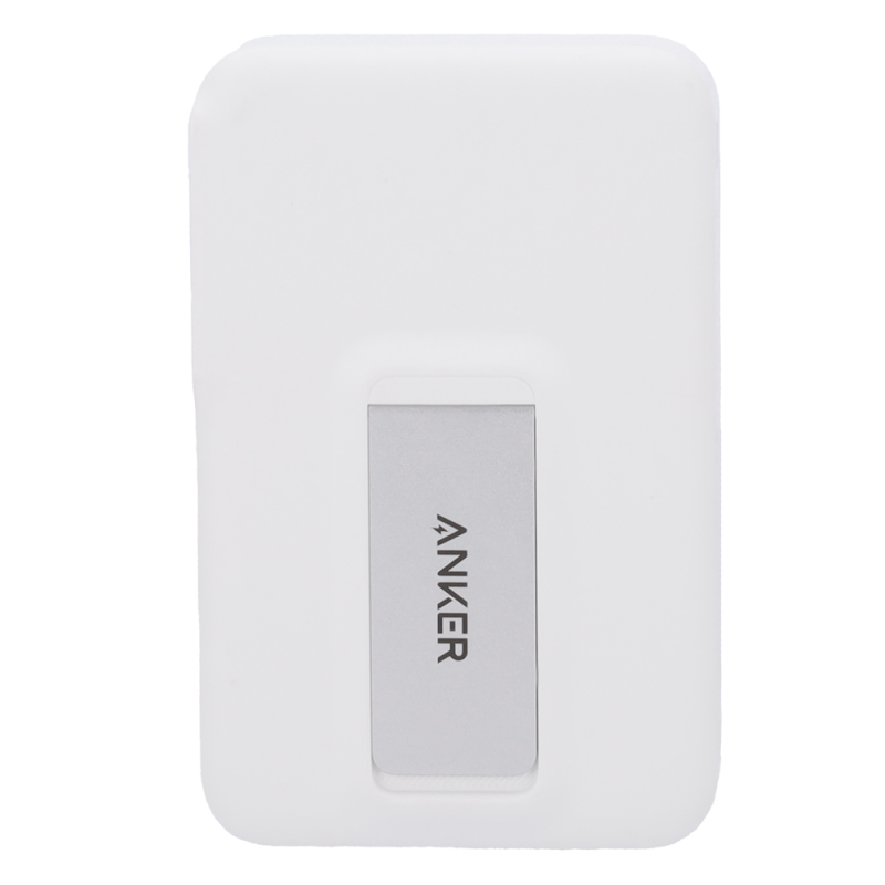 Anker ANK-633-MAG-W Powerbank MagSafe Li-Polymer 10000 mAh PD, 15W, USB-C, Wireless, LCD, Branco - 194644173371