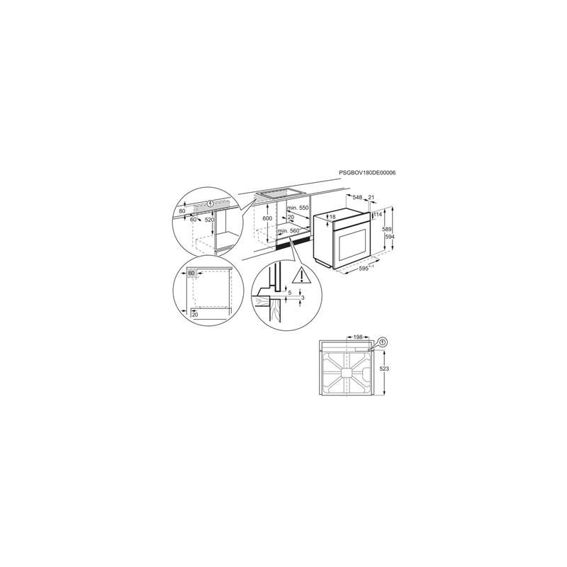 ELECTROLUX - Forno EOF3H54X