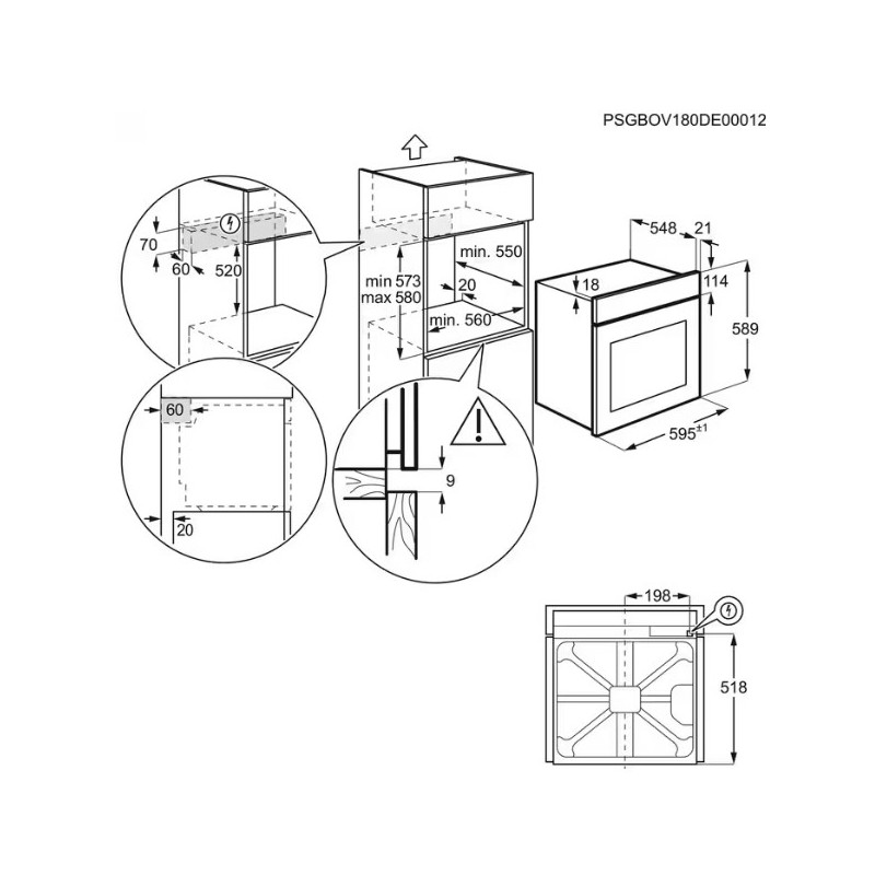 ELECTROLUX - Forno EOF6P54TX