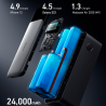 Anker ANK-737-POWERCORE-B Powerbank Li-Polymer 24000 mAh PD, 140W, USB-A, USB-C, LCD, Preto - 194644098728