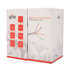 Uniview UV-UTP5E-300 Bobine de Cabo U/UTP, 305 m, Cat5e, Cobre, Dca-s2,d2,a1, LSZH, Interior, Branco Cinzento - 8435325486208