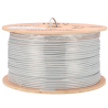 Uniview UV-UTP6A-300-BC23AWG-DCA-R-W Bobine de Cabo U/UTP, 305 m, Cat6A, Cobre, Dca-s2,d2,a2, LSZH, Interior, Branco Cinzento - 8435325486239