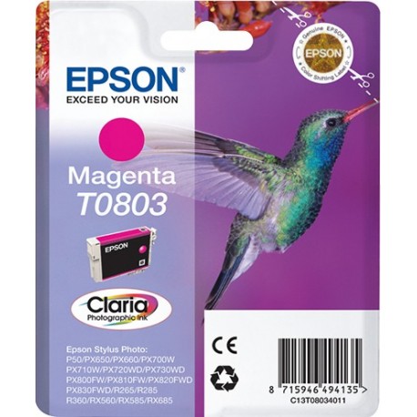 Tinteiro EPSON Magenta R265/ 360/ RX560 - C13T08034011