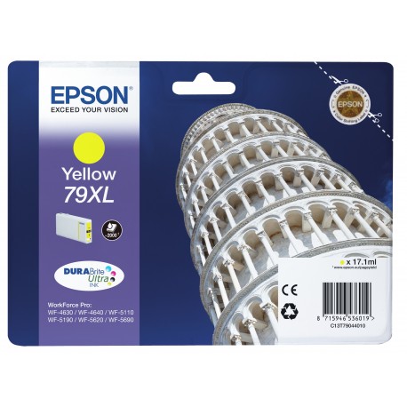 Tinteiro EPSON Amarelo XL 2000p WF-46xx/5xxx-C13T79044010