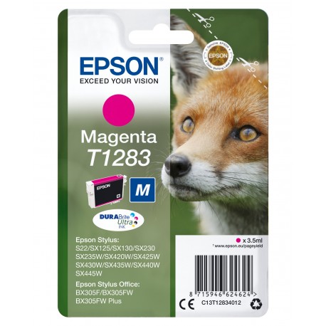 Tinteiro EPSON Magenta Stylus S22/SX42xW/BX305- C13T12834012