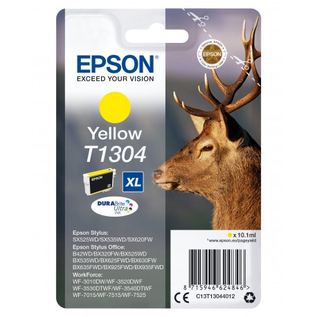 Tinteiro EPSON Amarelo STYLUSSX525WD/BX320FW/625FWD C13T13044012